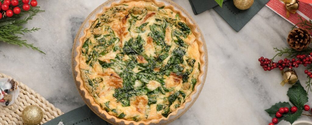 Quiche de Espinafre com Peru: Uma Delícia Cremosa e Saborosa