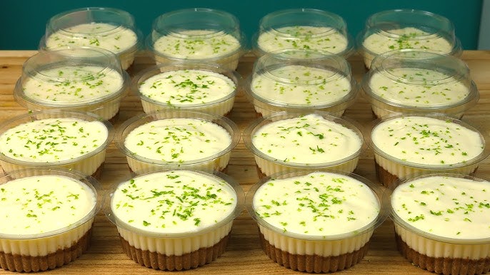 Torta de Limão no Copinho: Uma Explosão Refrescante de Sabores!