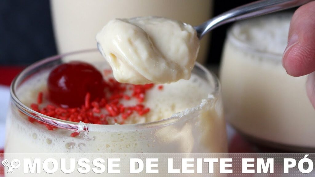 Mousse de Leite em Pó: Uma Sobremesa Leve e Cremosa