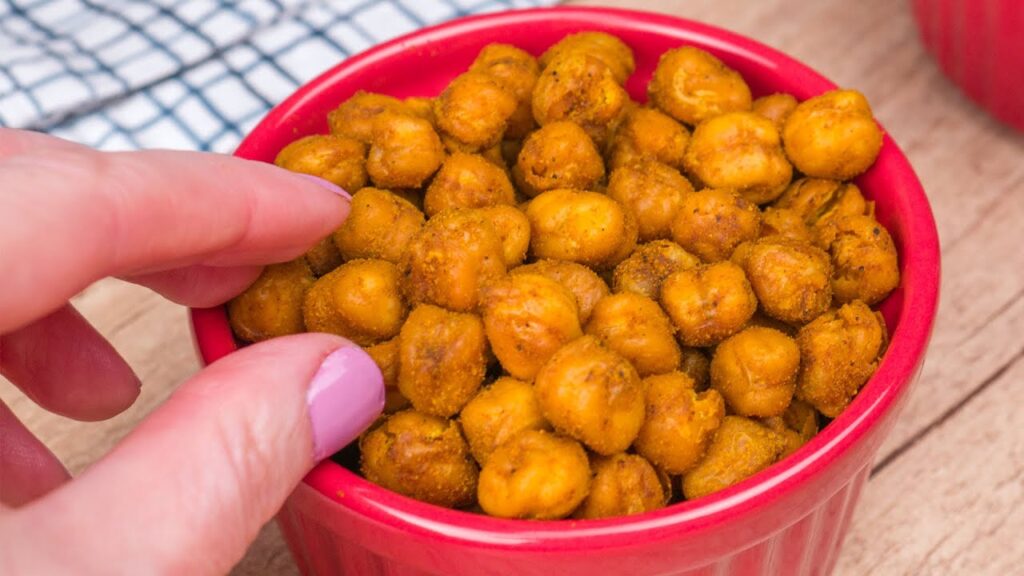 Snack Crocante: Grão-de-Bico Temperado