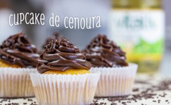 Cupcakes de Cenoura com Brigadeiro Alpino