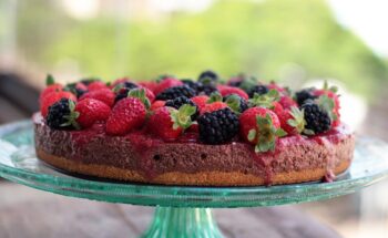 Mousse de Chocolate com Frutas Vermelhas