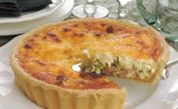 Quiche de Alho-Poró e Queijo Gruyère