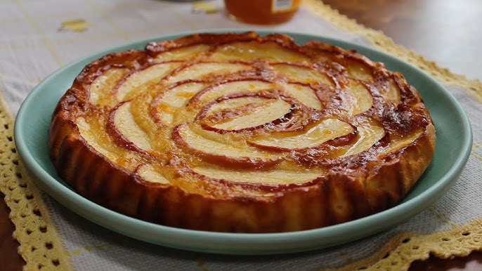 Torta de Maçã com Massa Crocante