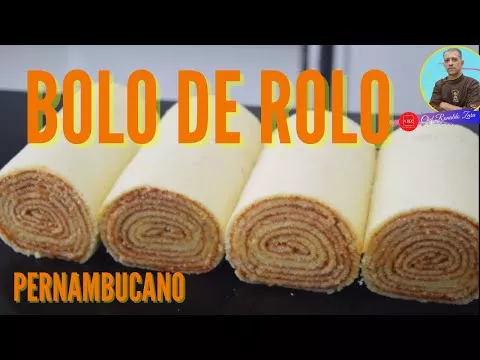 A MELHOR RECEITA DE BOLO DE ROLO PERNAMBUCANO ORIGINAL -